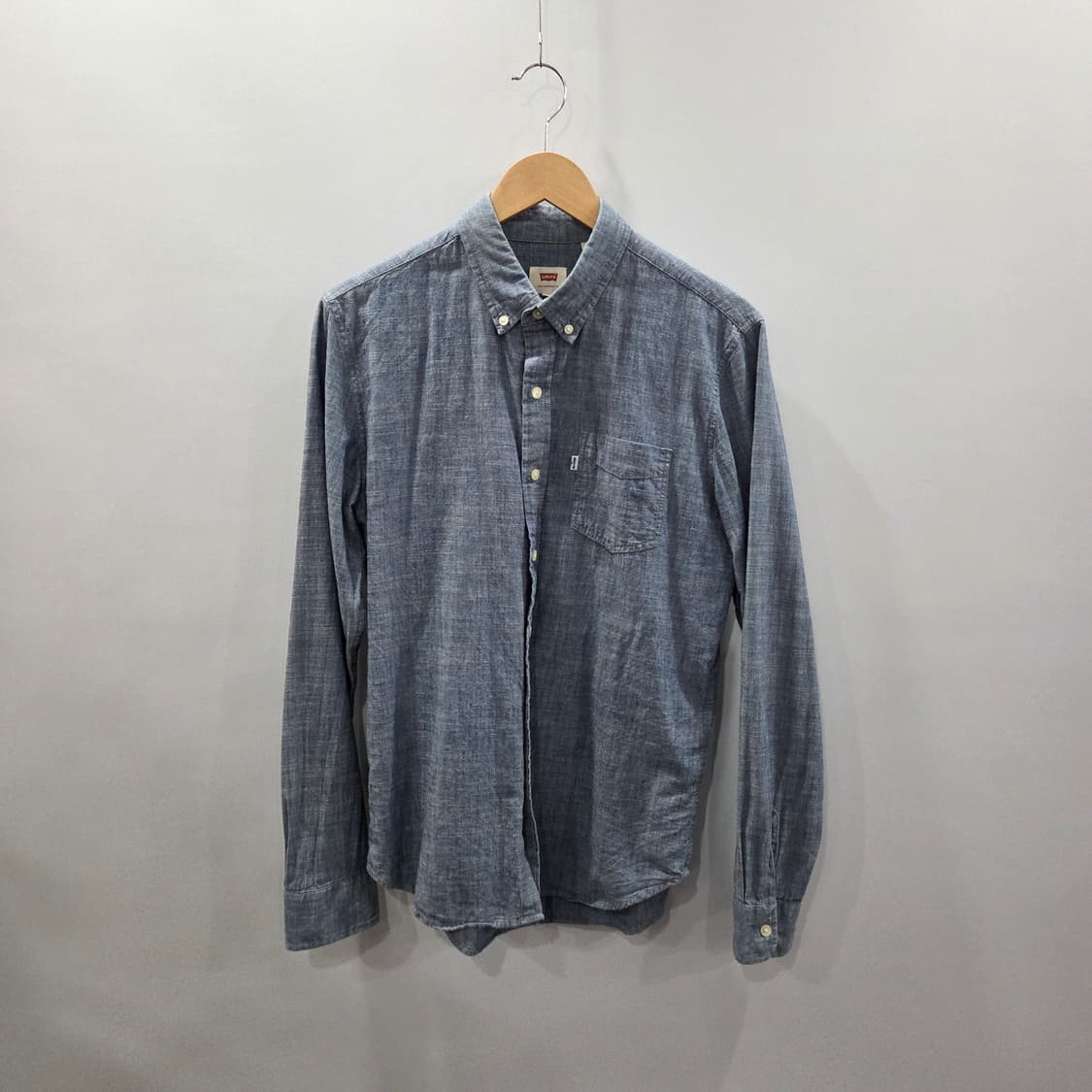 리바이스 버튼다운 샴브레이 셔츠 M 상품이미지1