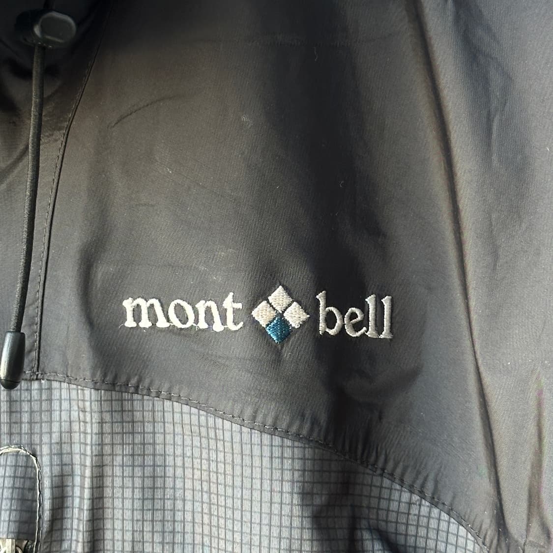 몽벨 재팬 나일론 마운틴 자켓 블랙 차콜 L 상품이미지6