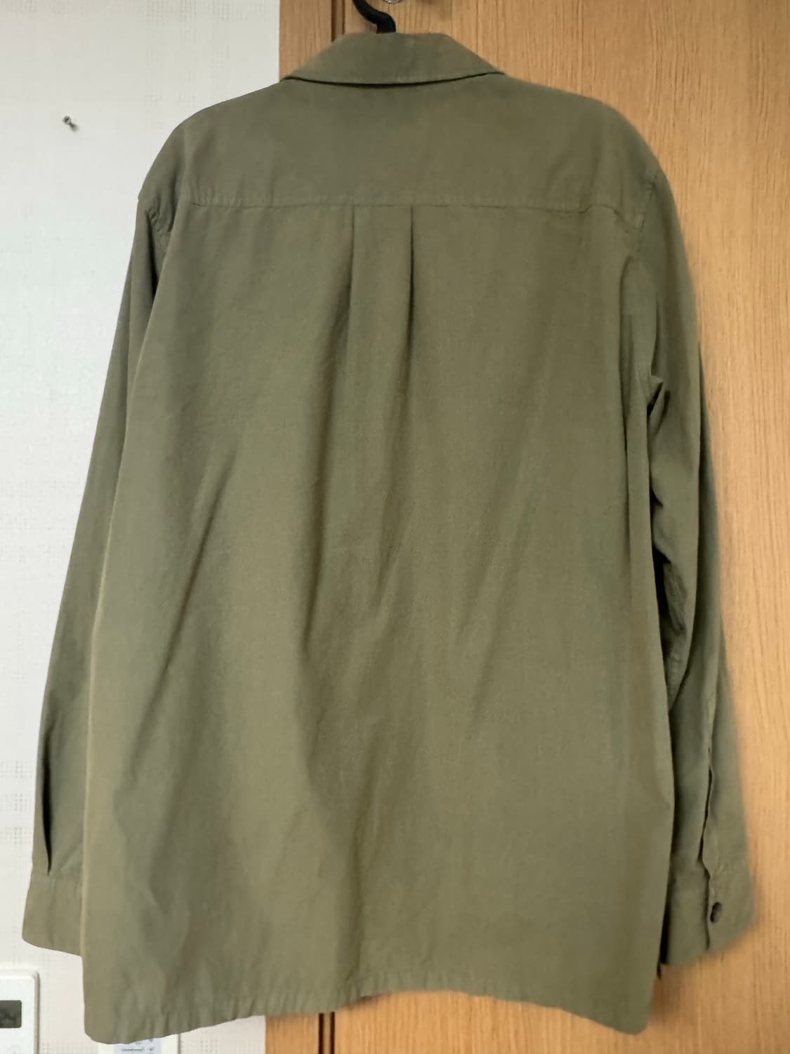 아르켓 카키 포플린 긴팔 셔츠 상품이미지2