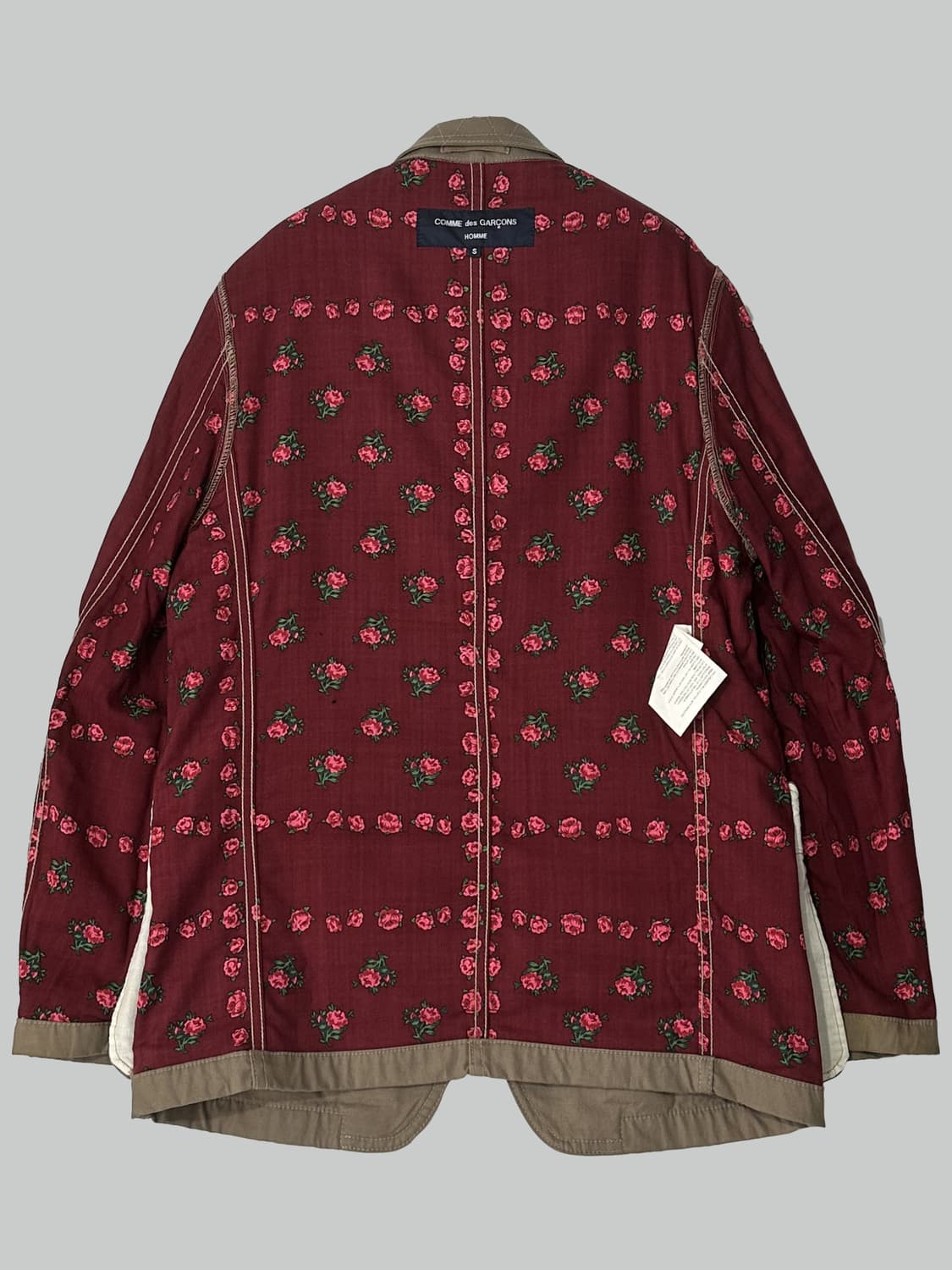 꼼데가르송 옴므 퍼커링 블레이저 상품이미지4