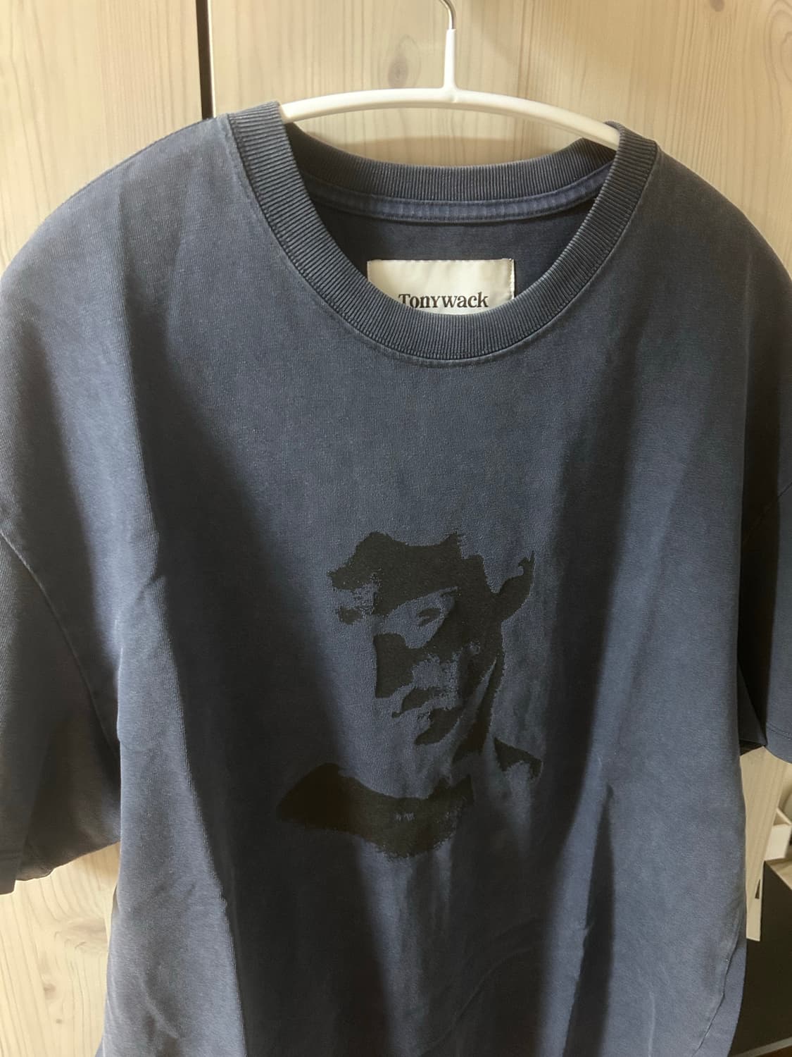 토니웩 반팔 Portrait garment dyed faded navy 상품이미지1