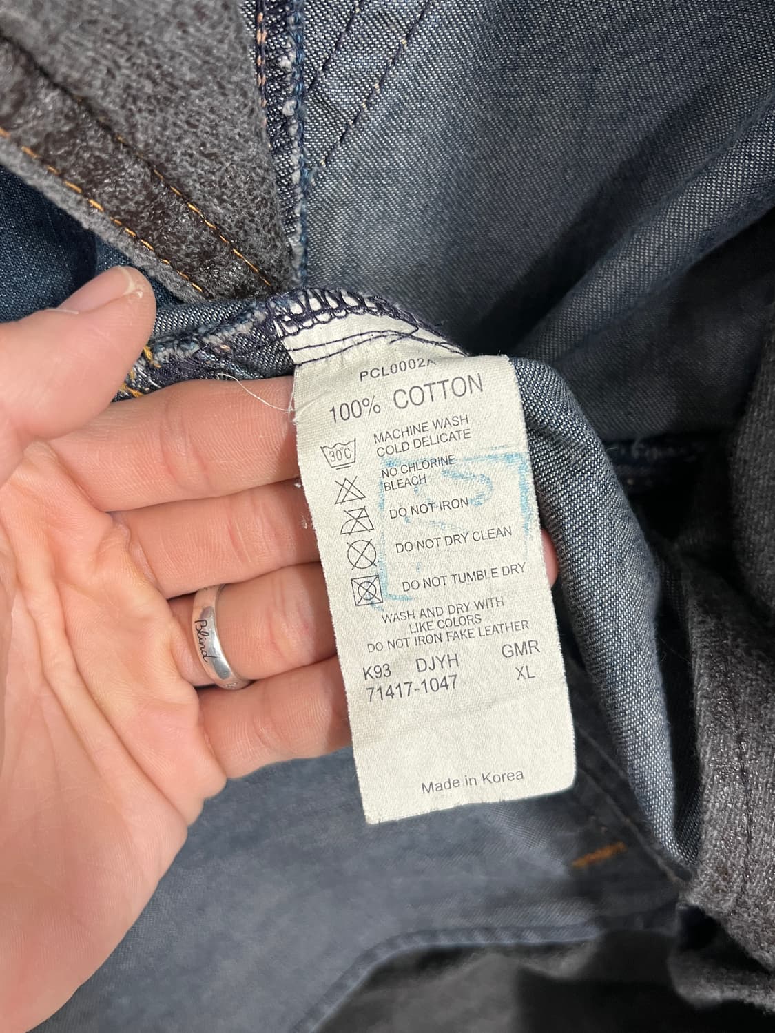 Levis 리바이스 71417 캐주얼 워크웨어 데님 자켓 상품이미지8