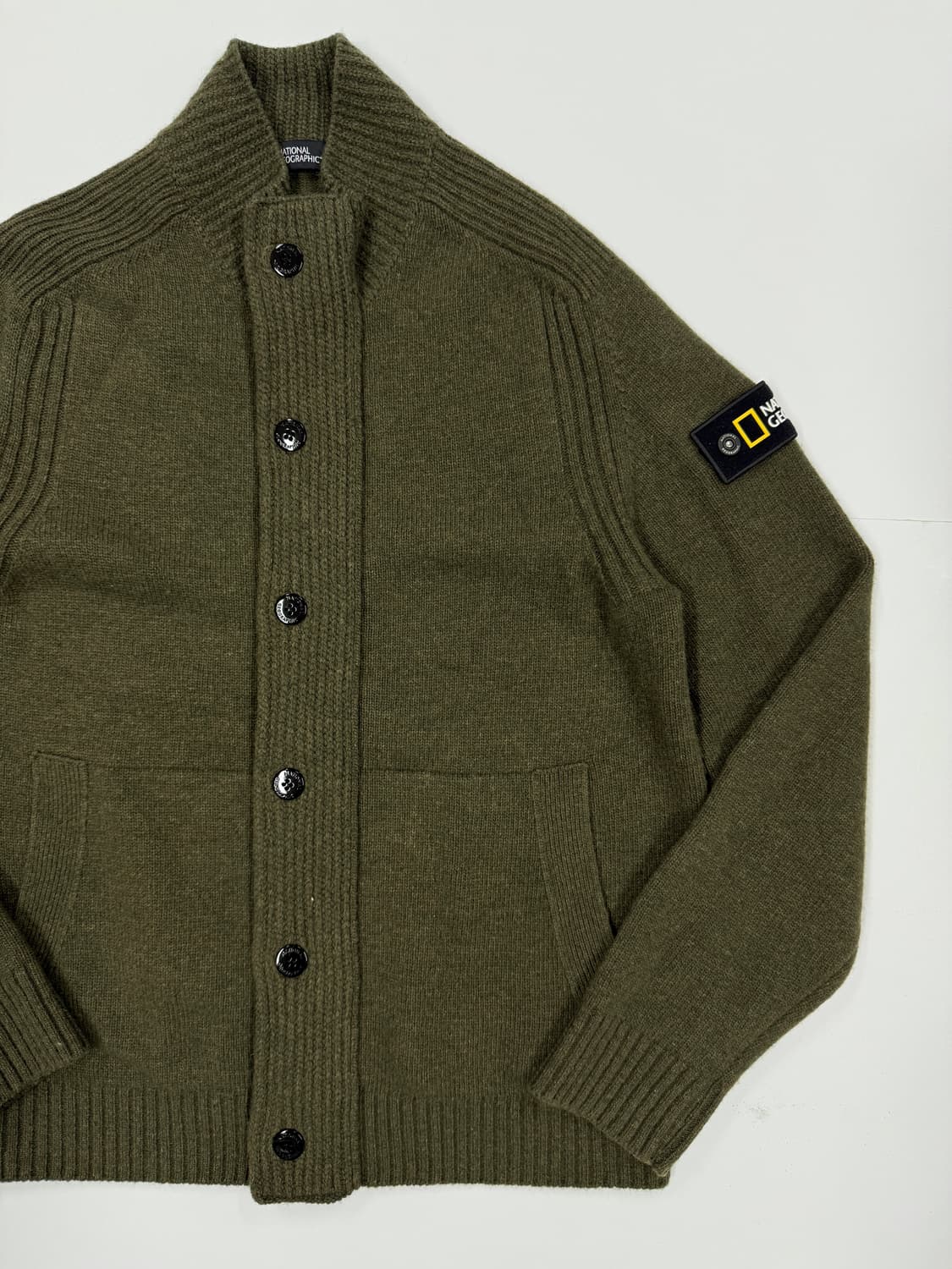 내셔널지오그래픽 하이넥 풀집업니트 상품이미지2