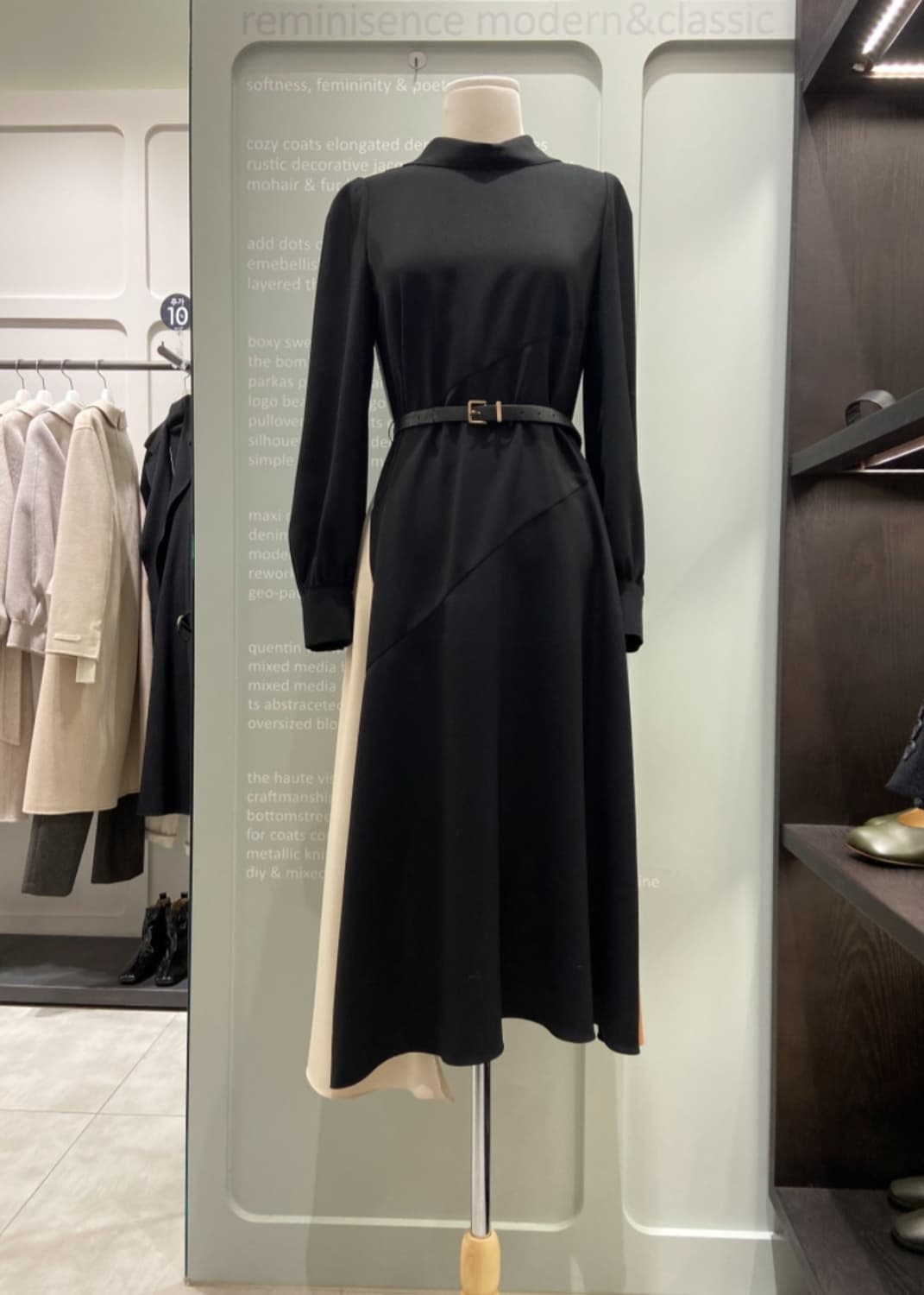 주크 컬러배색 롱원피스 55사이즈 상품이미지8