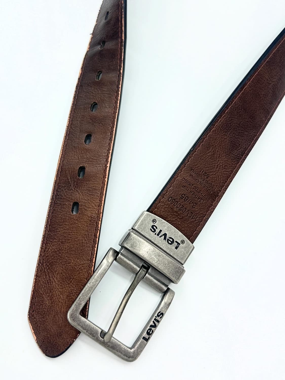 Levi’s vintage brown leather belt 상품이미지5