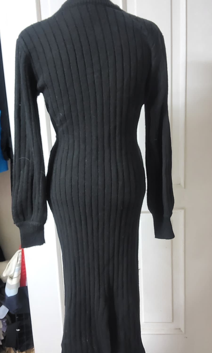 꽈배기 니트 롱 원피스 허리잘록 55 66 반 상품이미지3