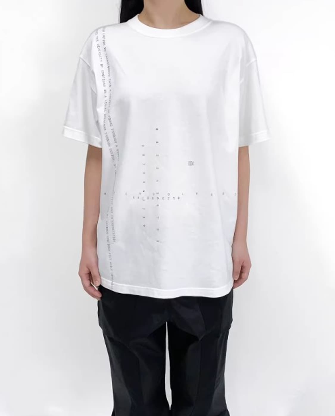 S/NO.13 CODE PRINTING T-SHIRT  상품이미지2