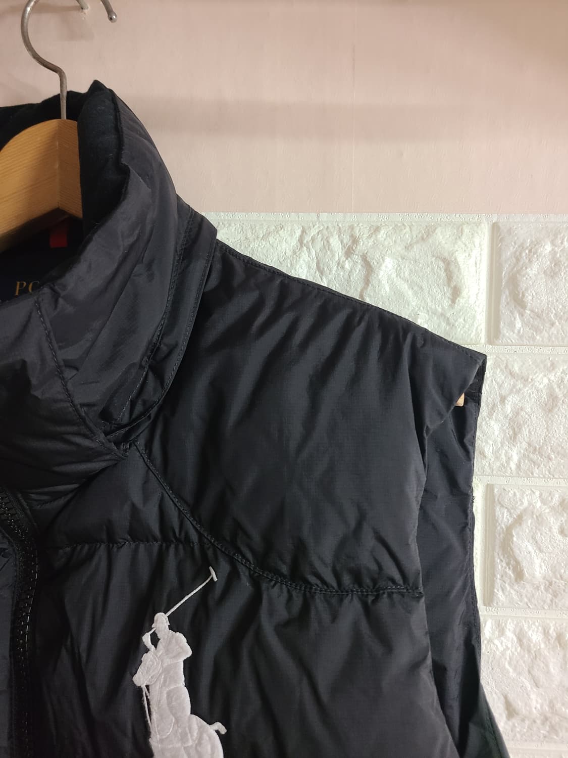 폴로 오리털 조끼 블랙 L 상품이미지2