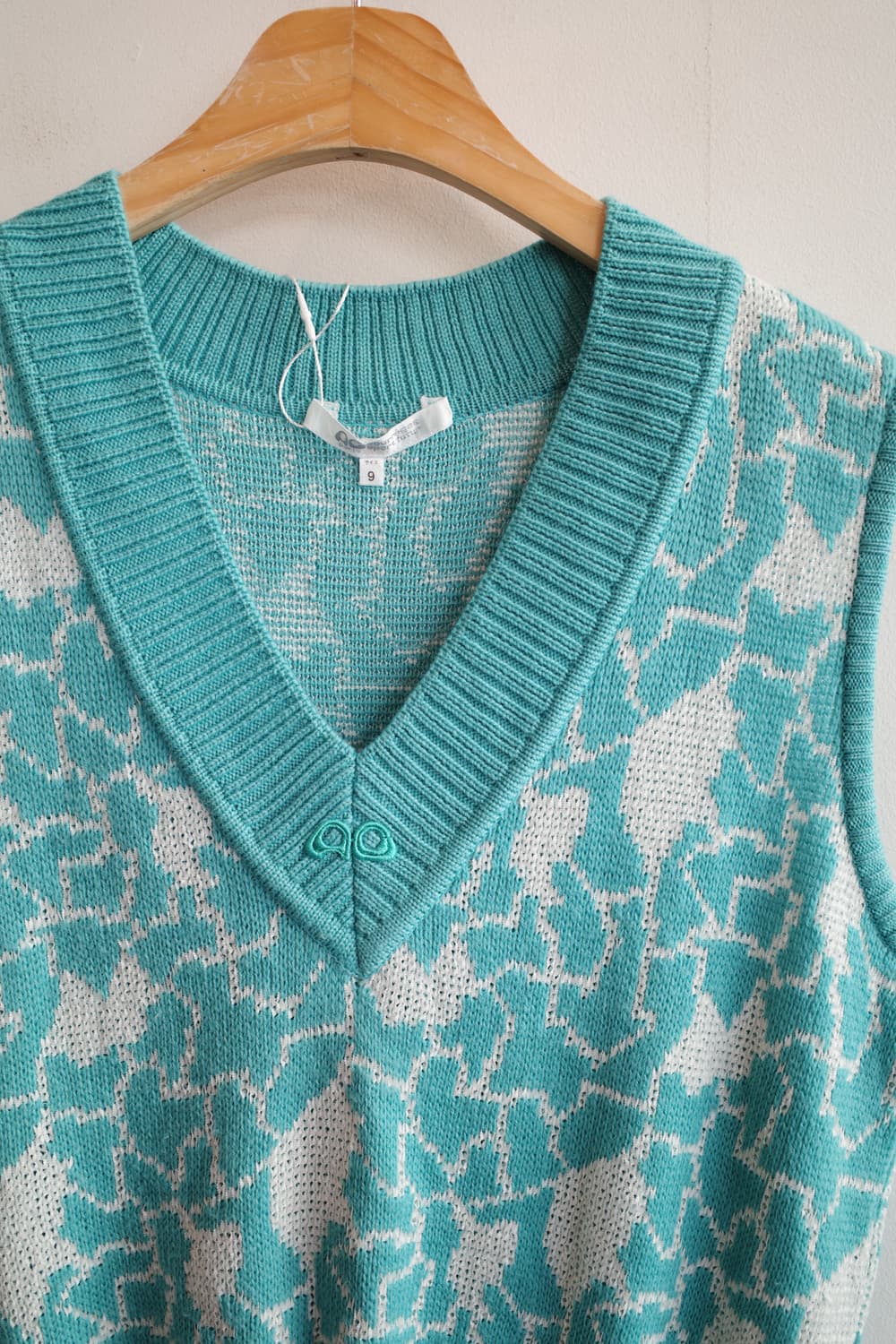 Courreges 쿠레쥬 올드모델 울 니트 베스트  상품이미지2