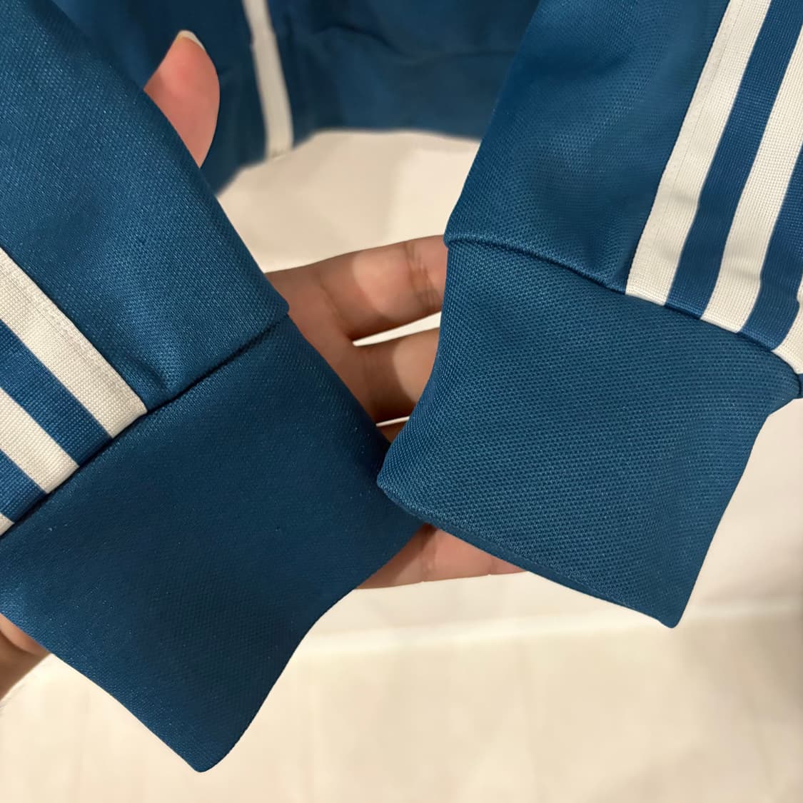 아디다스 삼선 져지 트랙탑 블루 85 상품이미지4