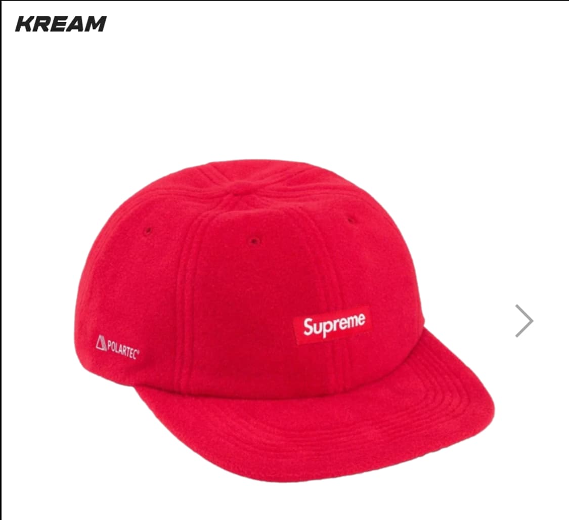 슈프림 폴라텍 스몰 박스 6-패널 레드 - 23FW 상품이미지1