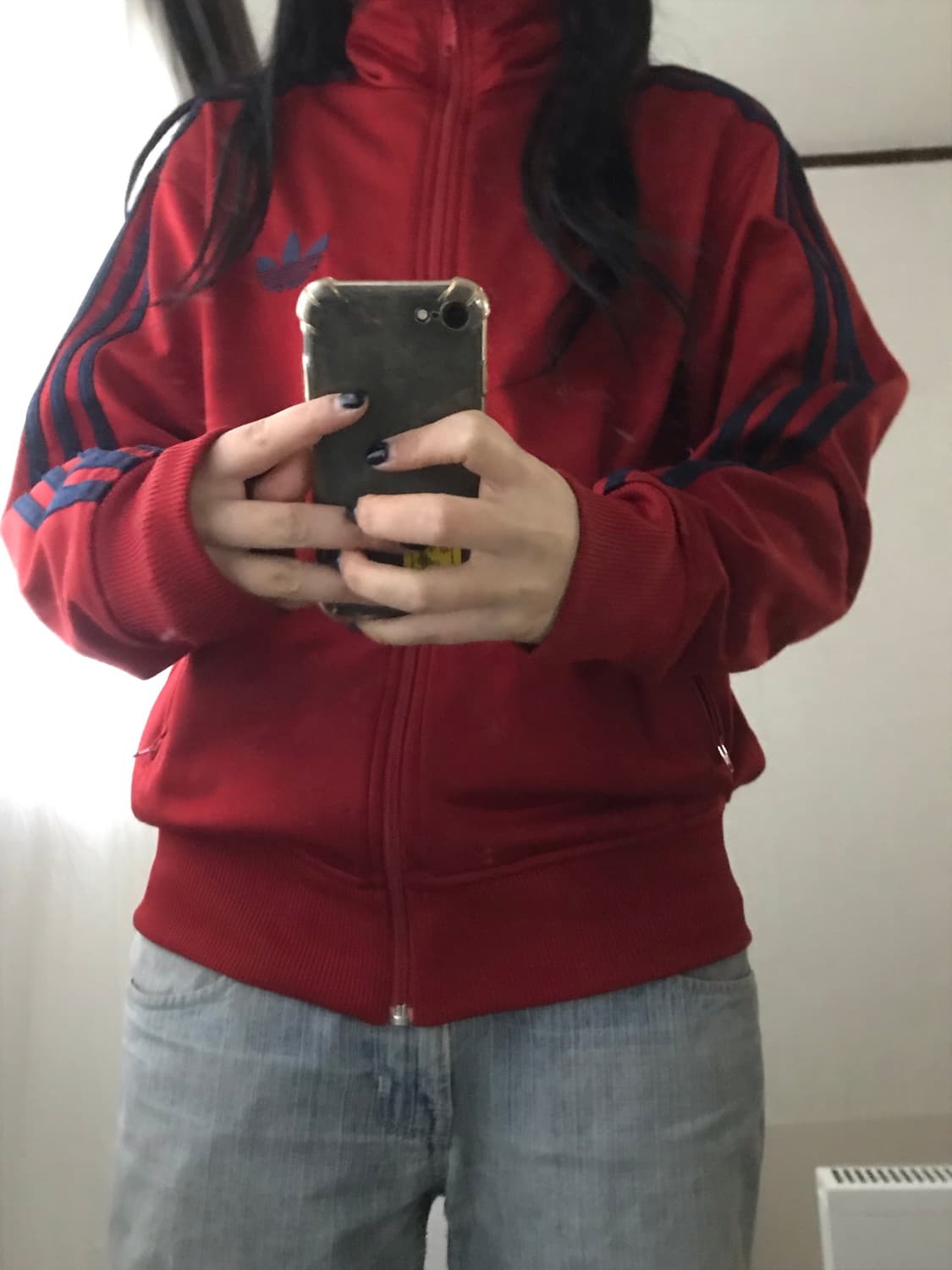 아디다스 버건디 네이비 구파이어버드 져지 상품이미지1