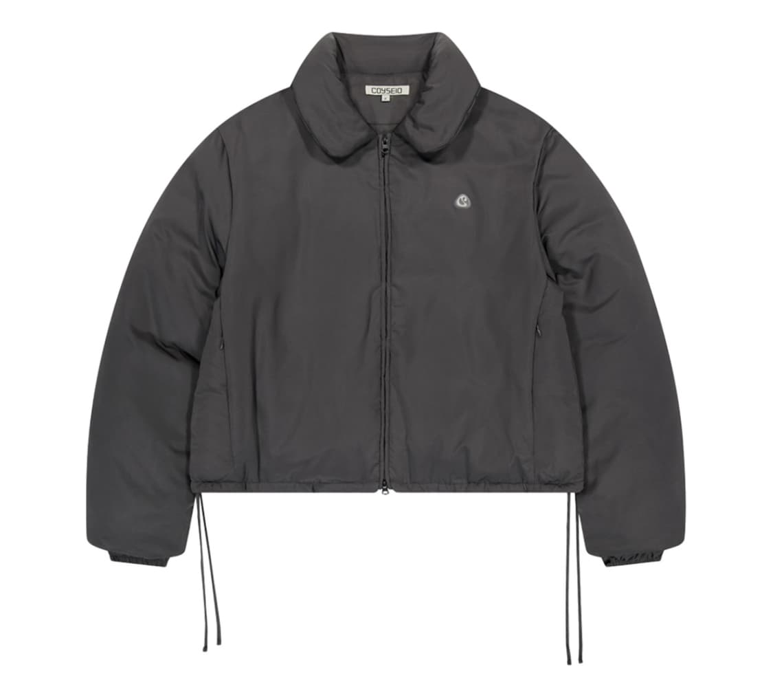 코이세이오 솔리드 패딩 자켓 그레이 2사이즈 상품이미지1