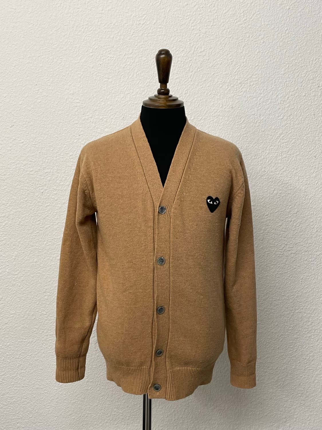 꼼데가르송 베이지 가디건 Large 상품이미지1
