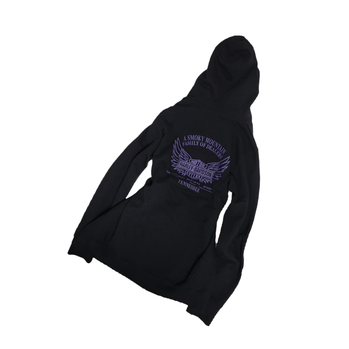 할리데이비슨 날개 프린팅 펑크 후드 상품이미지2