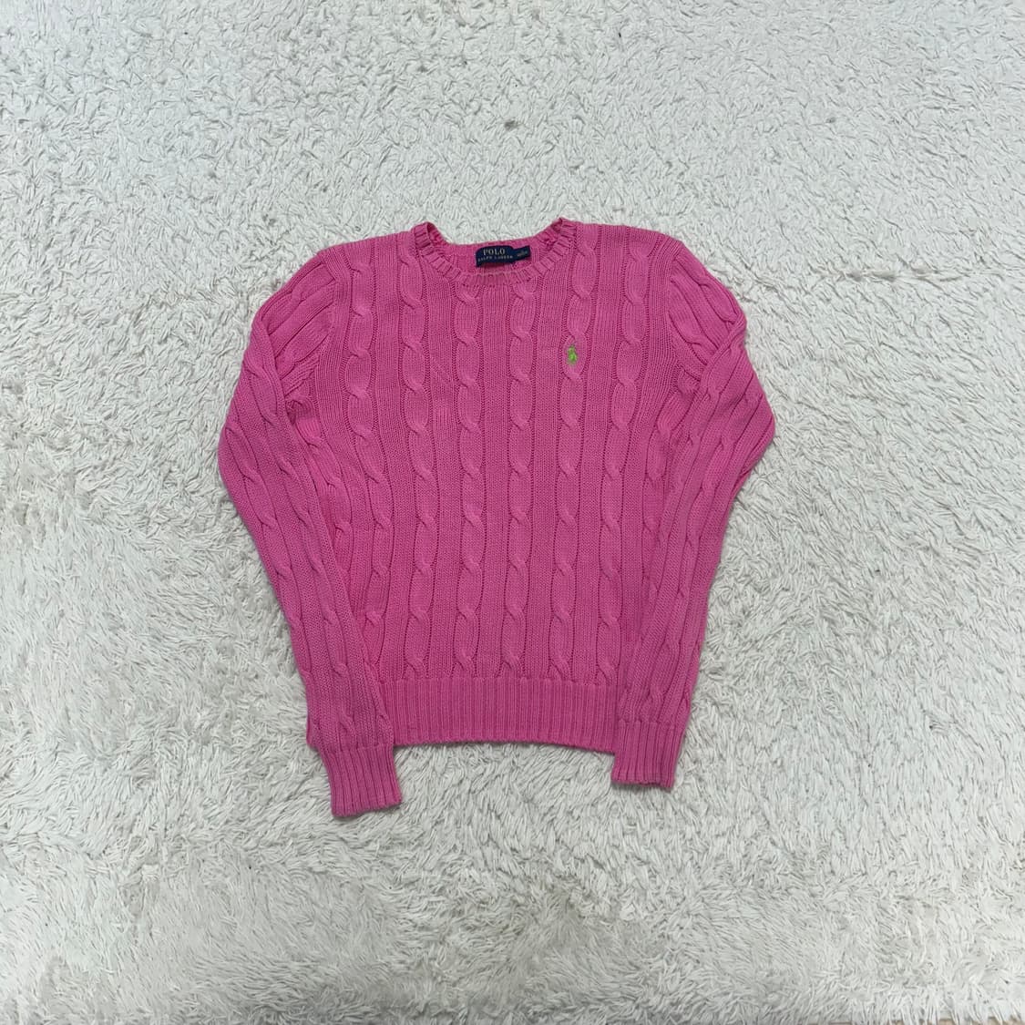 Polo Ralph Lauren Pink Cable Knit 상품이미지4
