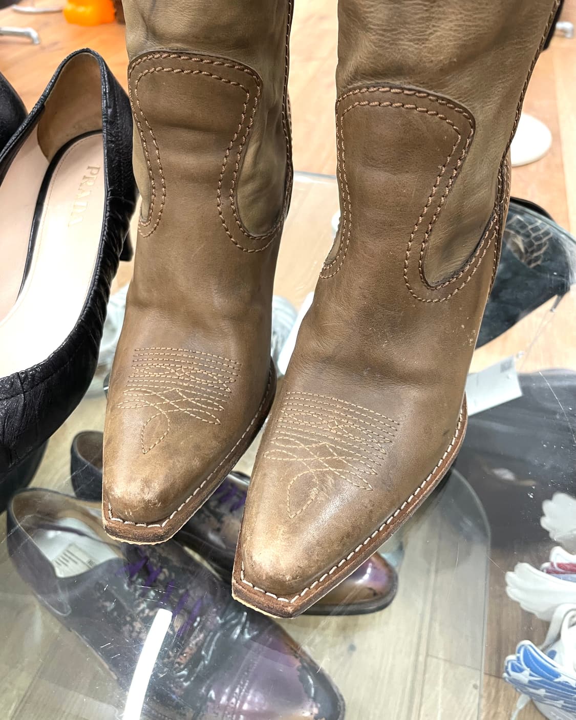 [37] 디올 by 존갈리아노 드레이프 롱 부츠 상품이미지8