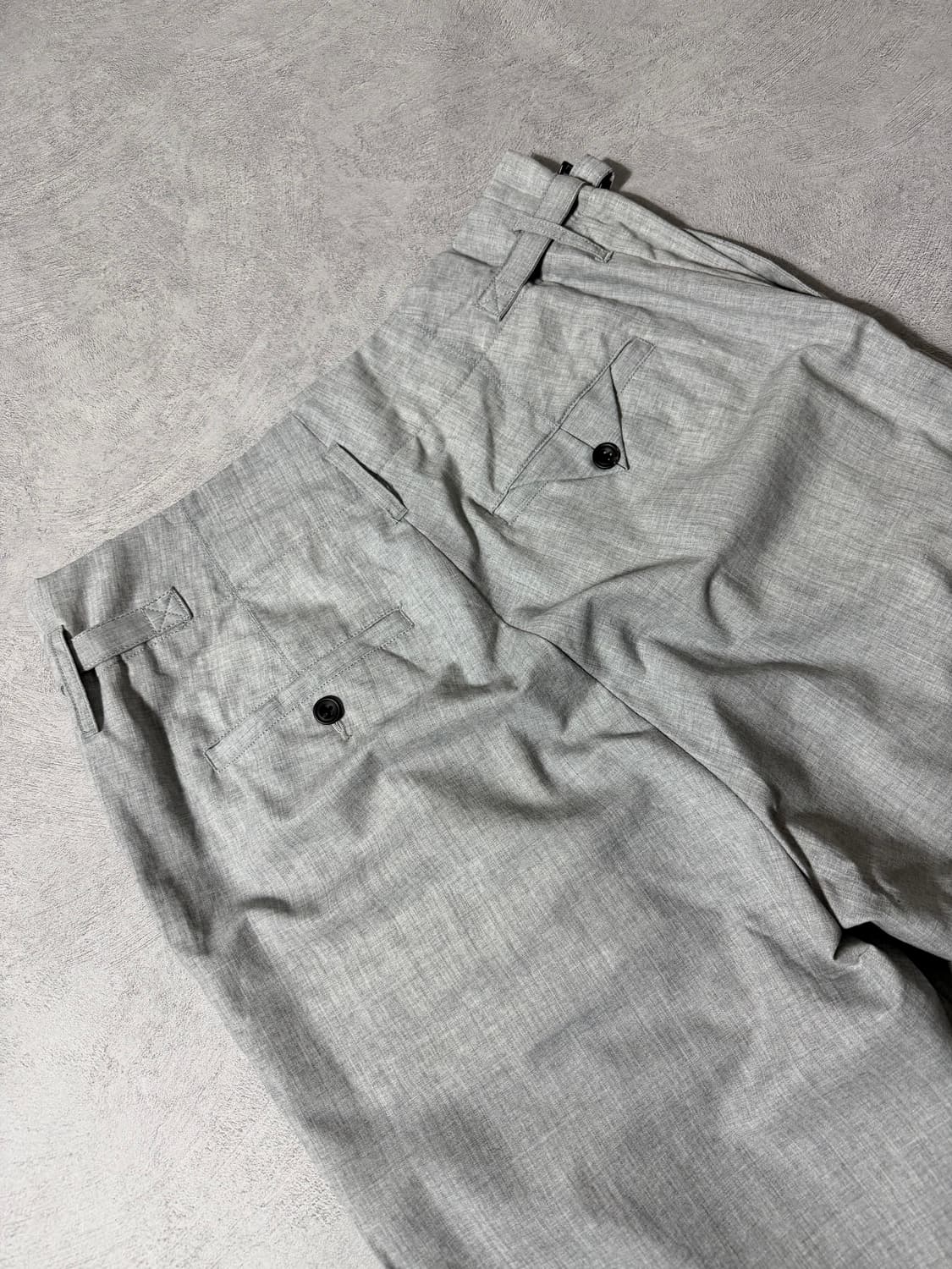 Ancellm wool Damage Wide Slacks 상품이미지6