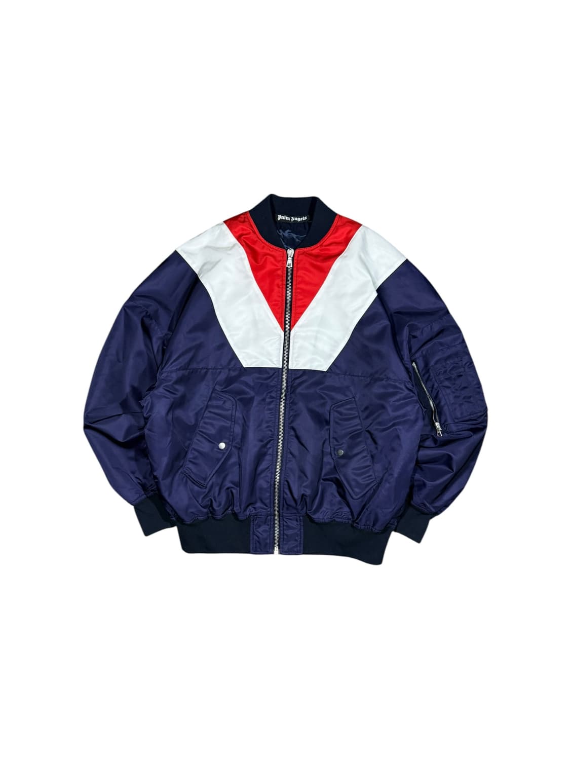 Palm Angels 팜엔젤스 멀티컬러 백로고 항공점퍼 상품이미지3