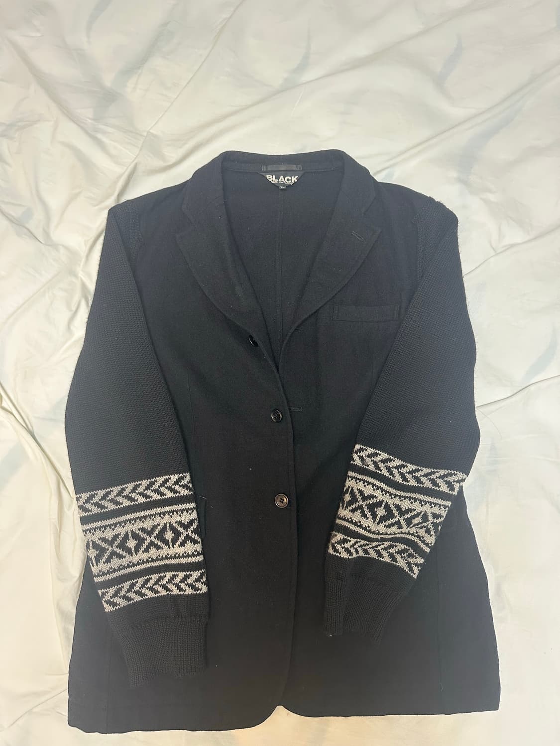 BLACK Comme des Garçons Nordic Knit Slee 상품이미지1