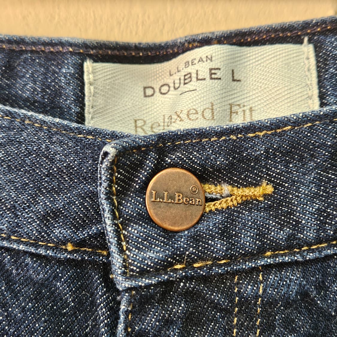 엘엘빈 릴렉스핏 데님 중청 상품이미지3