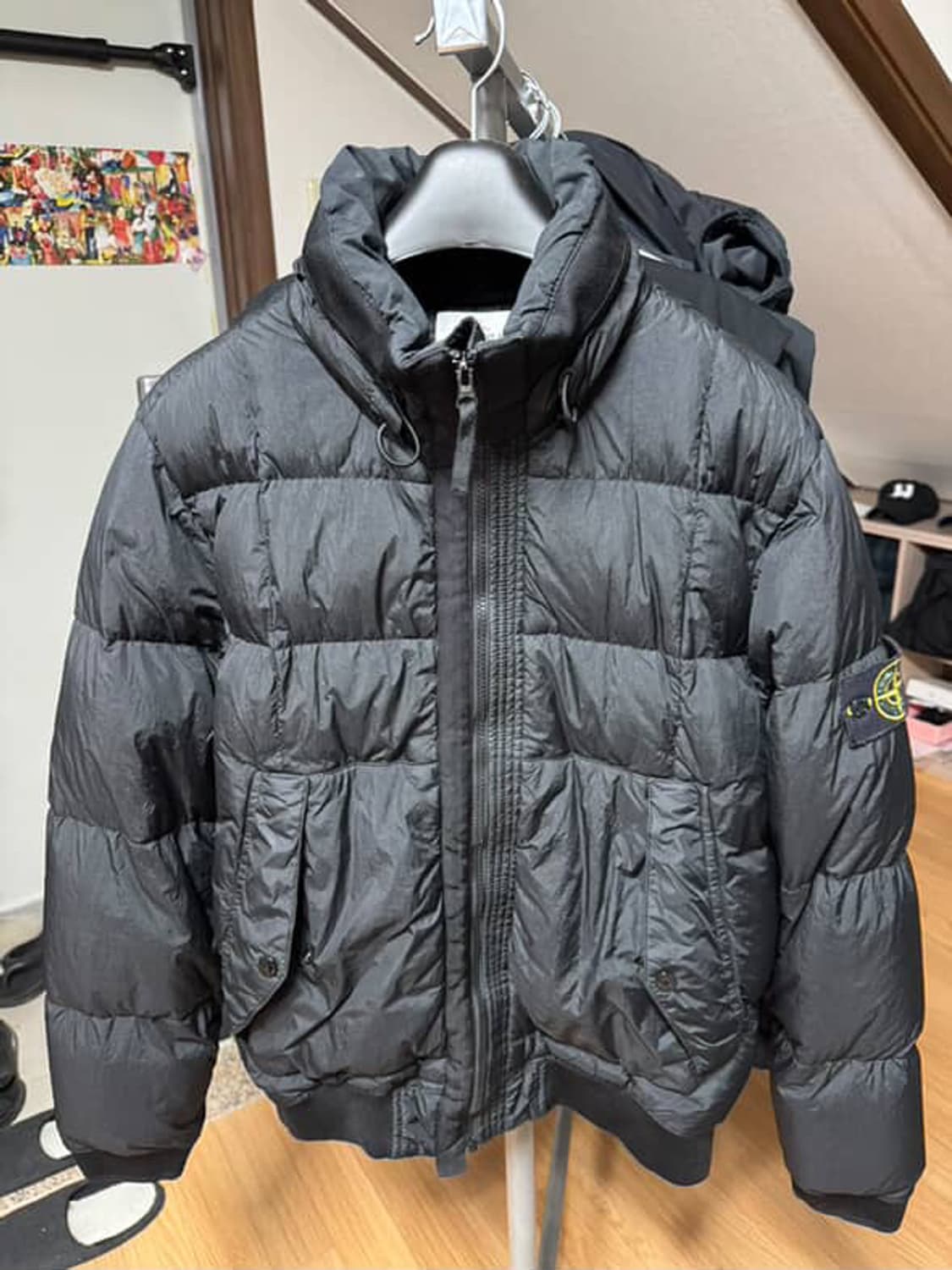 우원재 패딩 크링클랩스 17f /w 스톤아일랜드 m 상품이미지7