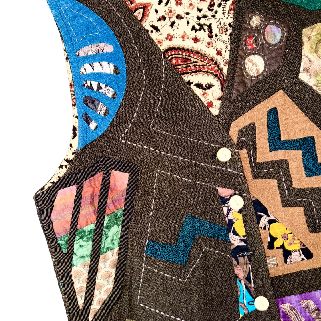 Vintage Patchwork Vest 상품이미지3