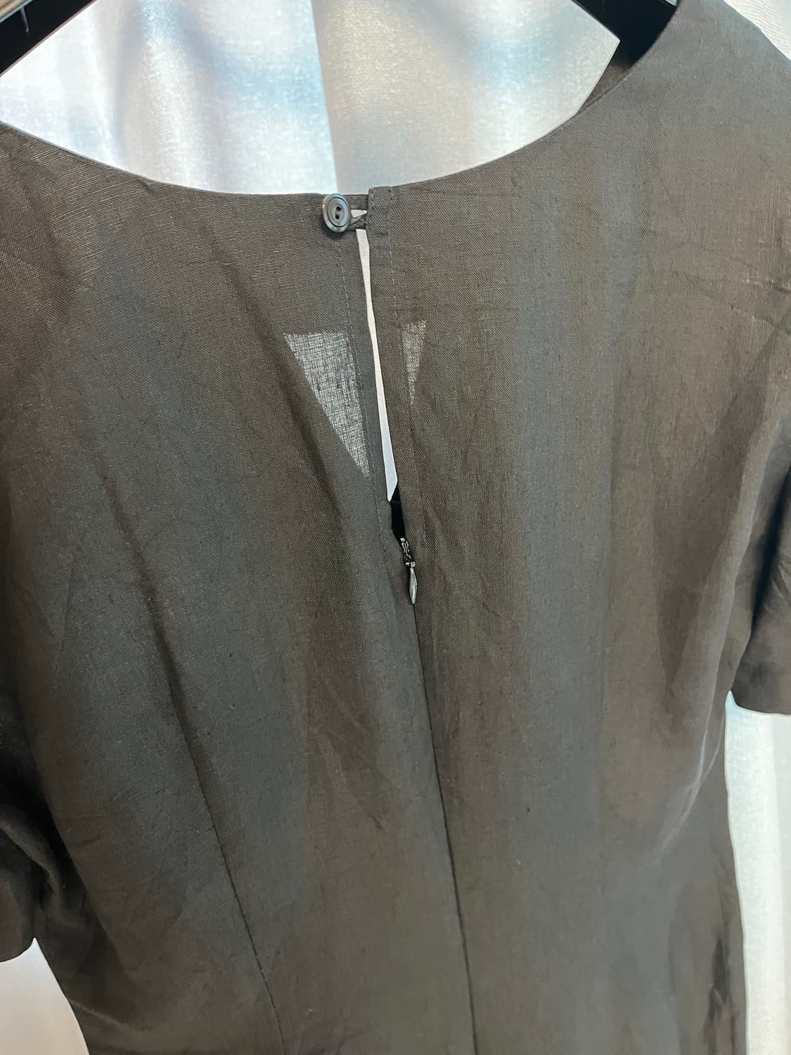 린넨 원피스 (블랙) 상품이미지5