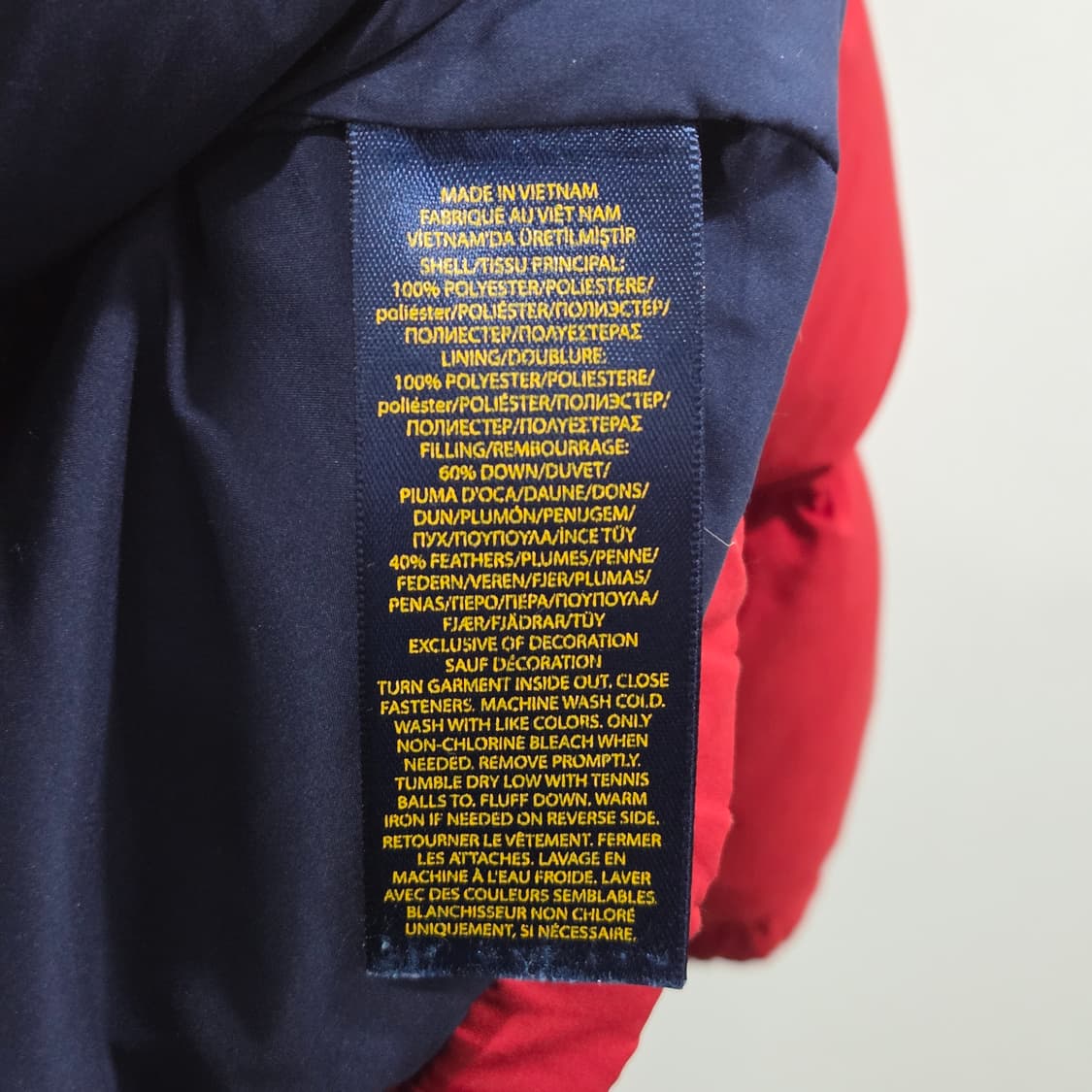 폴로랄프로렌 키즈 패딩 M/10/12  상품이미지5