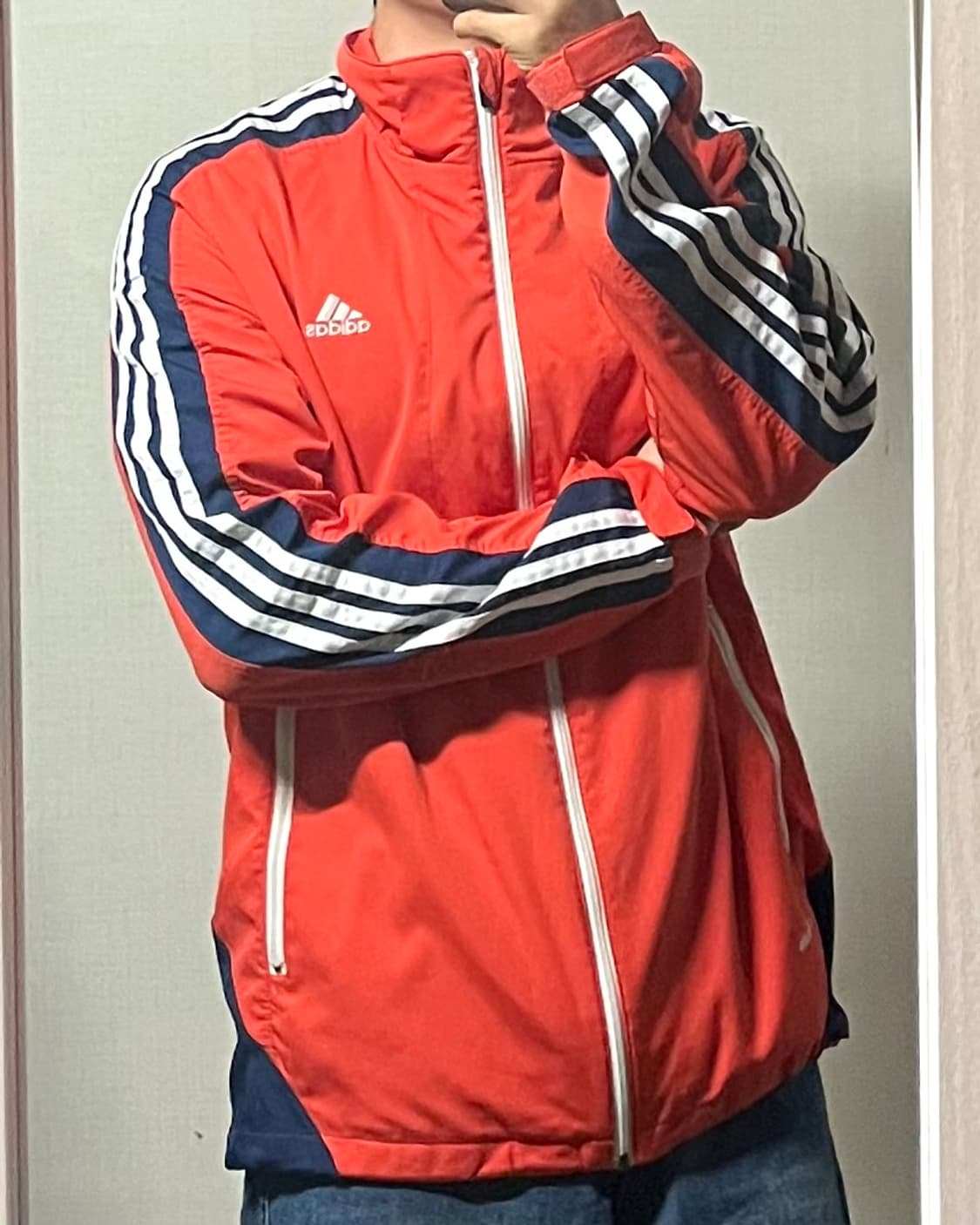 아디다스 오렌지 올드스쿨 바람막이 상품이미지2