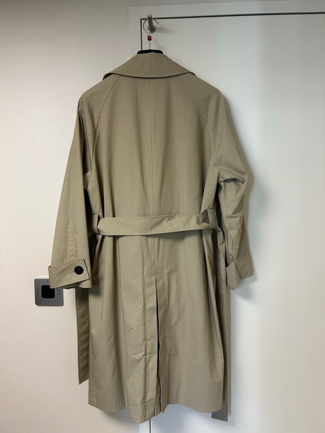 솔리드옴므 더블레이어드 베이지 트렌치 코트 105사이즈 상품이미지10