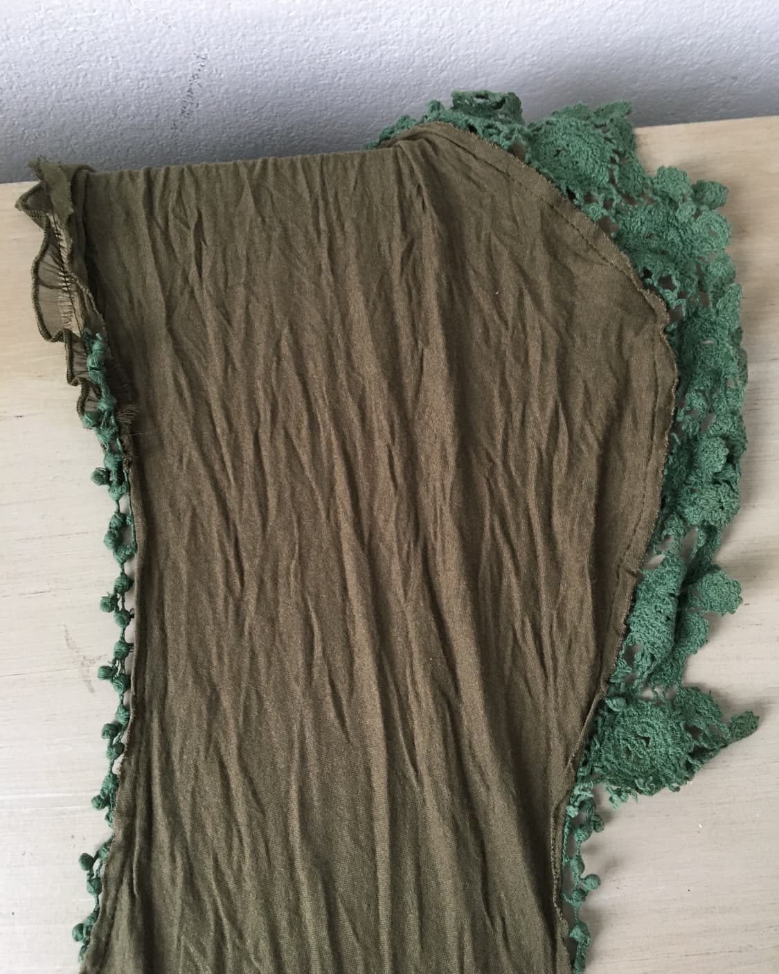  pom pom crochet trimming scarf 상품이미지4
