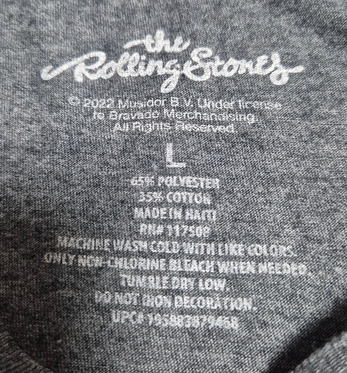 [L] 롤링스톤즈 오피셜 티셔츠 -608 상품이미지4