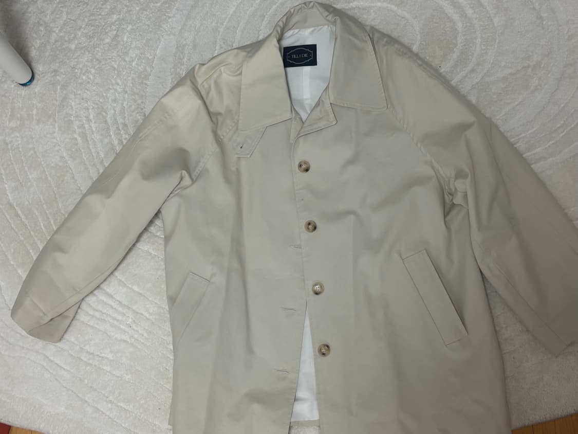 틸아이다이 하프 트렌치코트 라이트베이지 상품이미지4