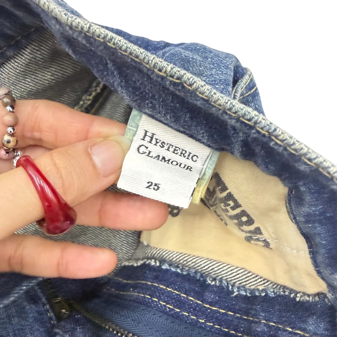 히스테릭 글래머 데님 캉캉 미디스커트 상품이미지7