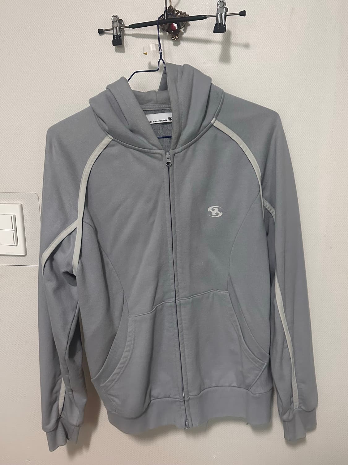 산산기어 Sansan Gear Zip-Up Hoodie Skyblue 상품이미지2