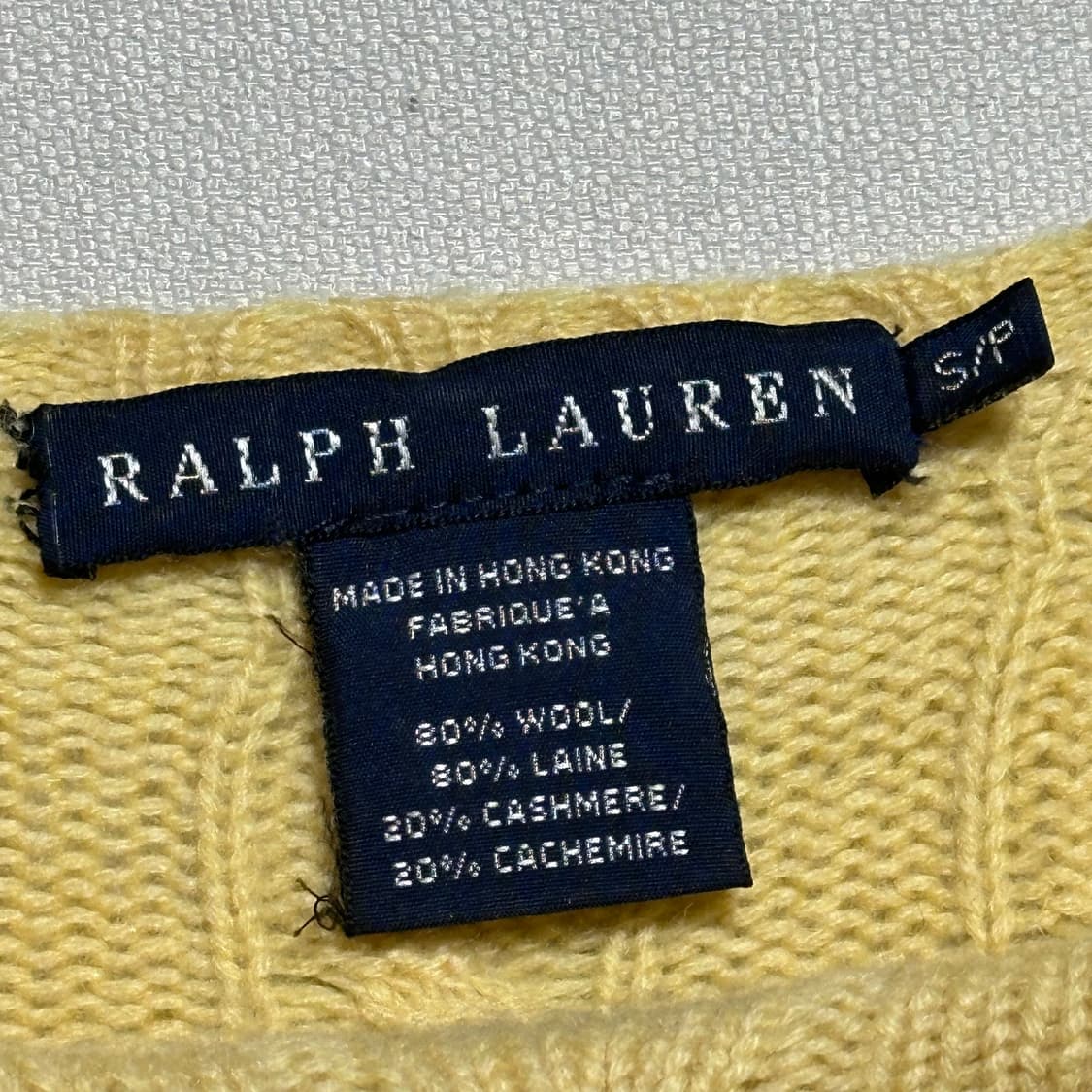 S 폴로랄프로렌 램스울 여성용 케이블 니트 상품이미지4