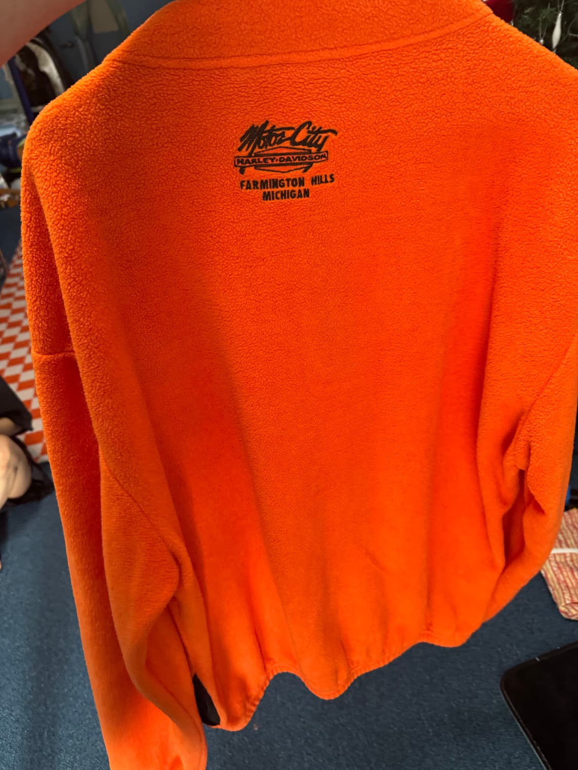 할리데이비슨 후리스 반집업  상품이미지3