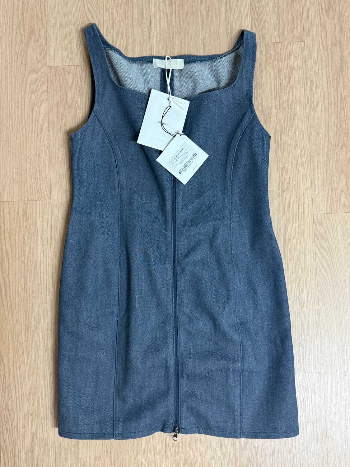 아모멘토 HOURGLASS DENIM VEST (BLUE) 상품이미지4