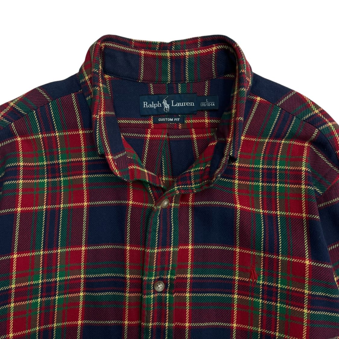 폴로 랄프로렌 레드포니 타탄체크 셔츠 L 상품이미지4