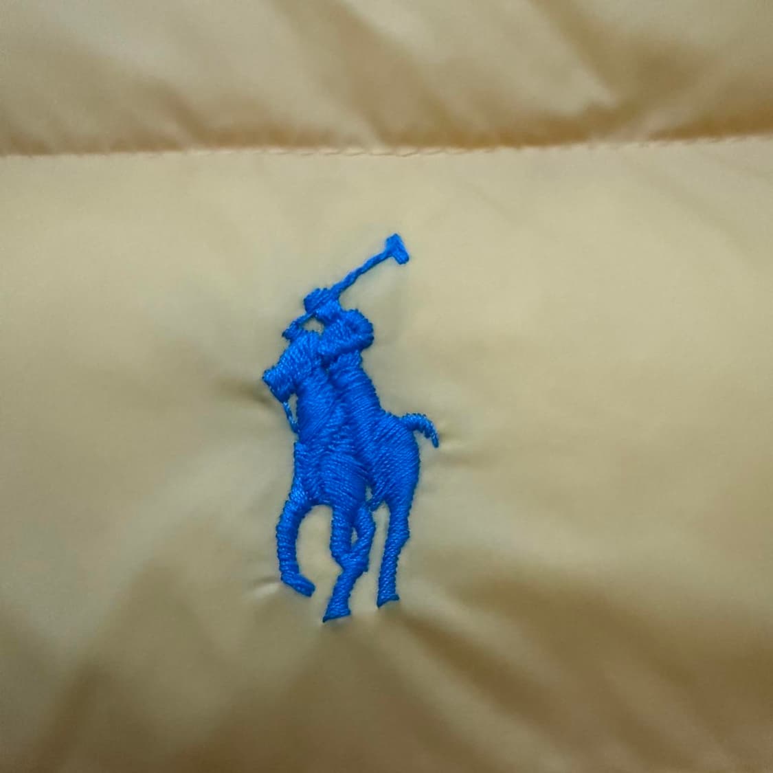 20s 폴로 랄프로렌 후디 경량패딩 다운 자켓 옐로우 상품이미지3