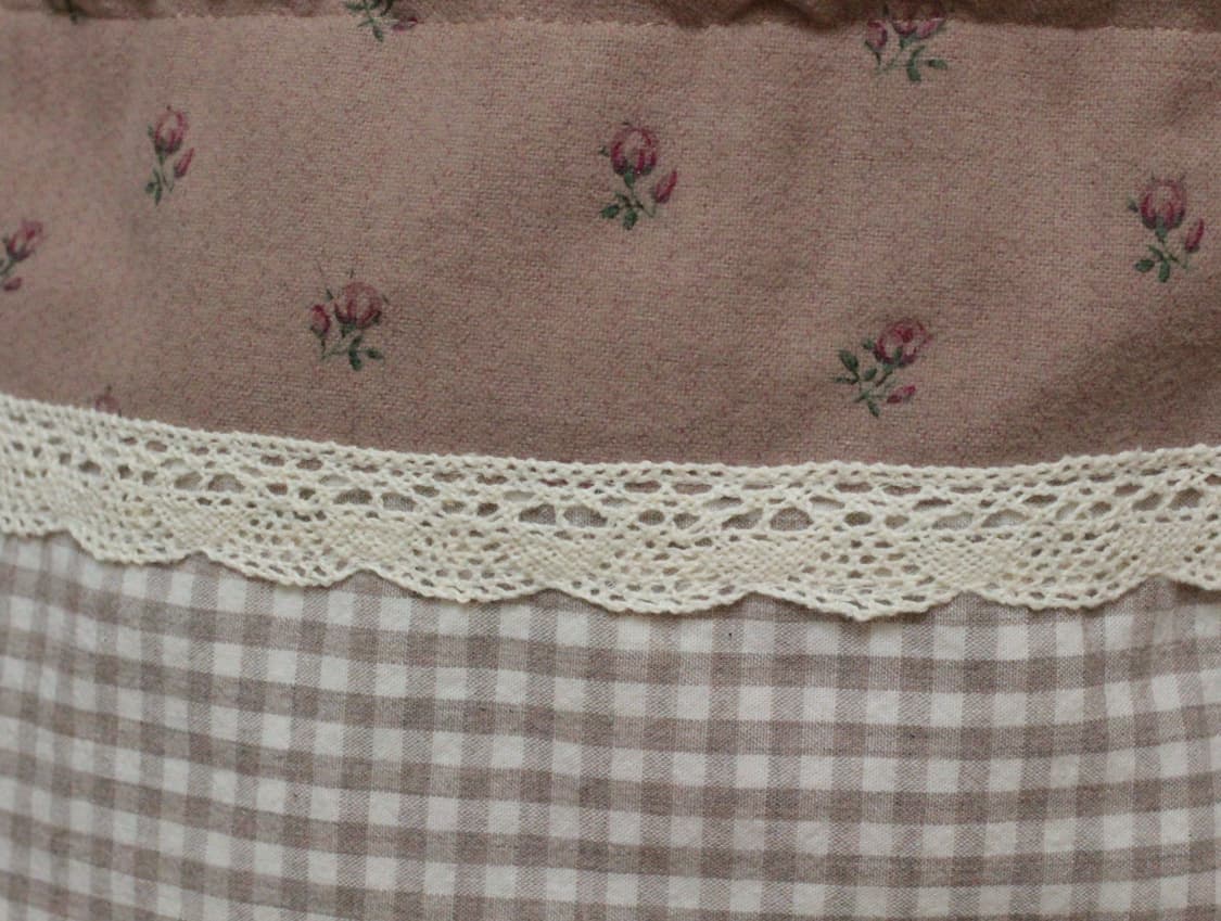 핸드메이드 셔링 레이스 스트링 파우치 상품이미지7