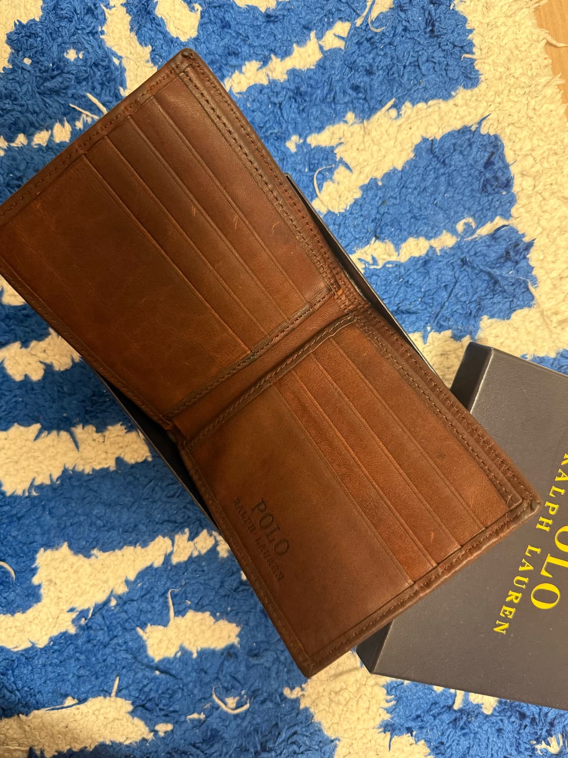 폴로 랄프로렌 그린 캔버스 반지갑 상품이미지3