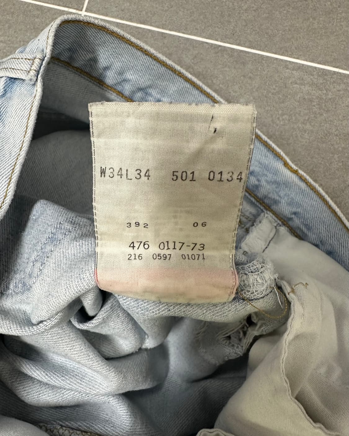 (허단42)90'S 리바이스 커스텀 501-M2100 상품이미지7