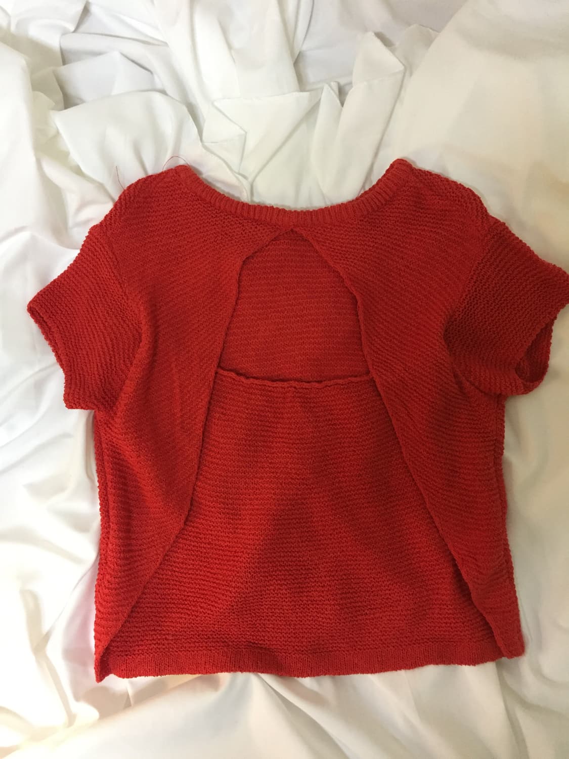 백리스 반팔 니트 상품이미지7