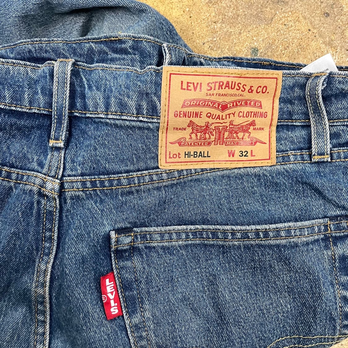 [정품/32] 리바이스 청바지 데님 바지 블루 b14 상품이미지6