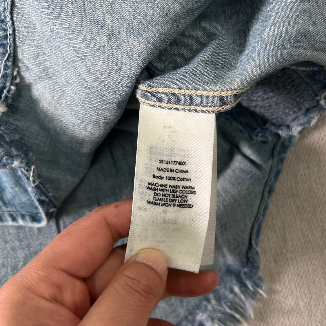 95 폴로랄프로렌 웨스턴 스타일 투포켓 데님셔츠 상품이미지9