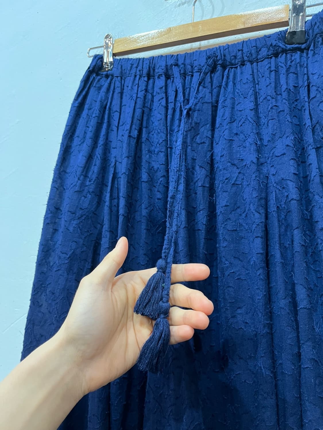 JPN 패턴 플레어 롱 스커트 치마 Made in INDIA 상품이미지3