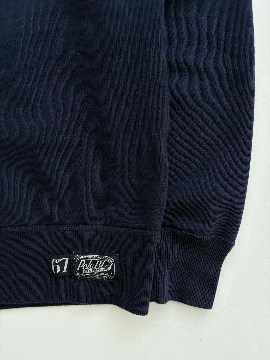 Polo 폴로 랄프로렌 QR신형 네이비컬러 POLO 아치로고 맨투맨 상품이미지6