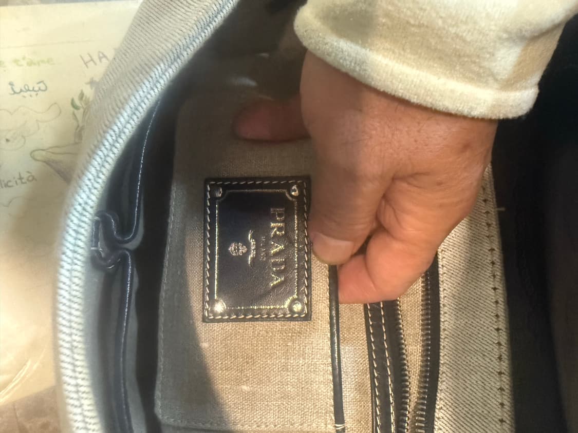 정품 프라다 데님 패티나 체인 숄더백 팝니다 상품이미지7